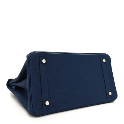 Hermes Togo Birkin 30 Bleu Saphir 4 of 10