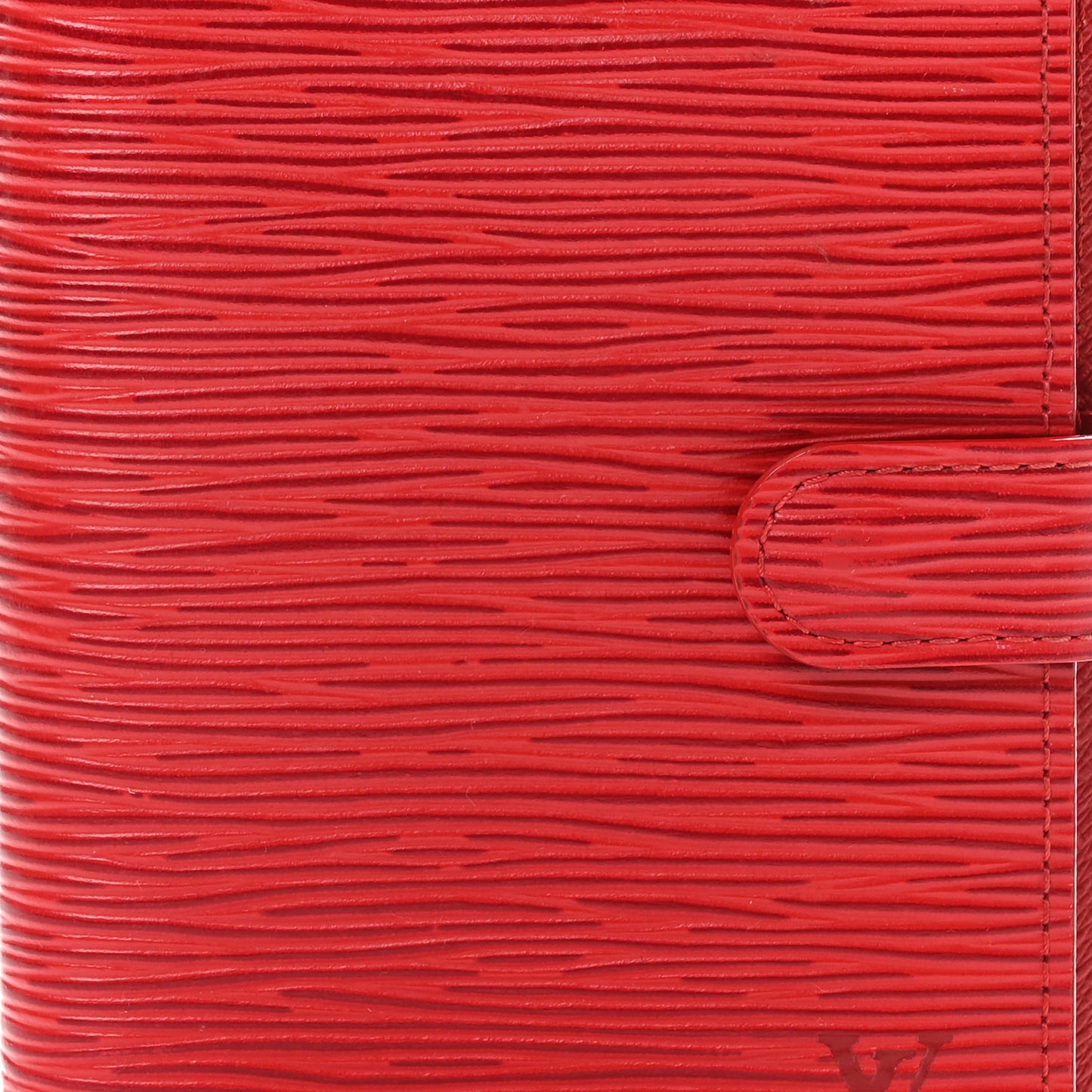 Epi Small Ring Agenda Cover Castillan Red