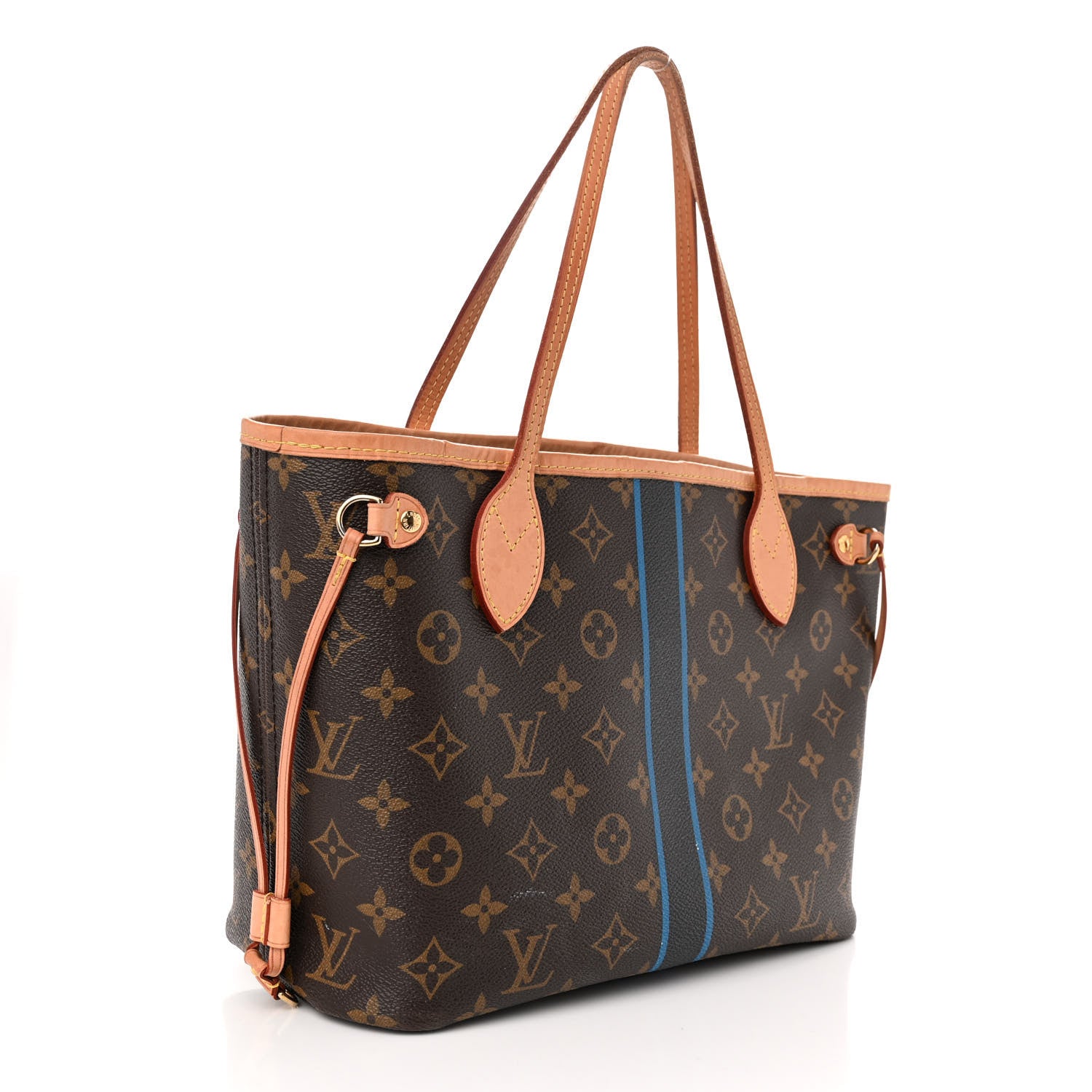 Louis Vuitton Monogram My LV Heritage Neverfull PM Blue De France Black 3 of 11