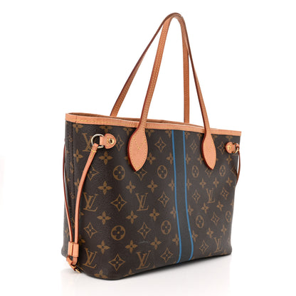 Louis Vuitton Monogram My LV Heritage Neverfull PM Blue De France Black 3 of 11