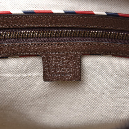 Gucci Soft GG Supreme Monogram Courrier Medium Duffle Bag Beige New Acero Multicolor 6 of 14