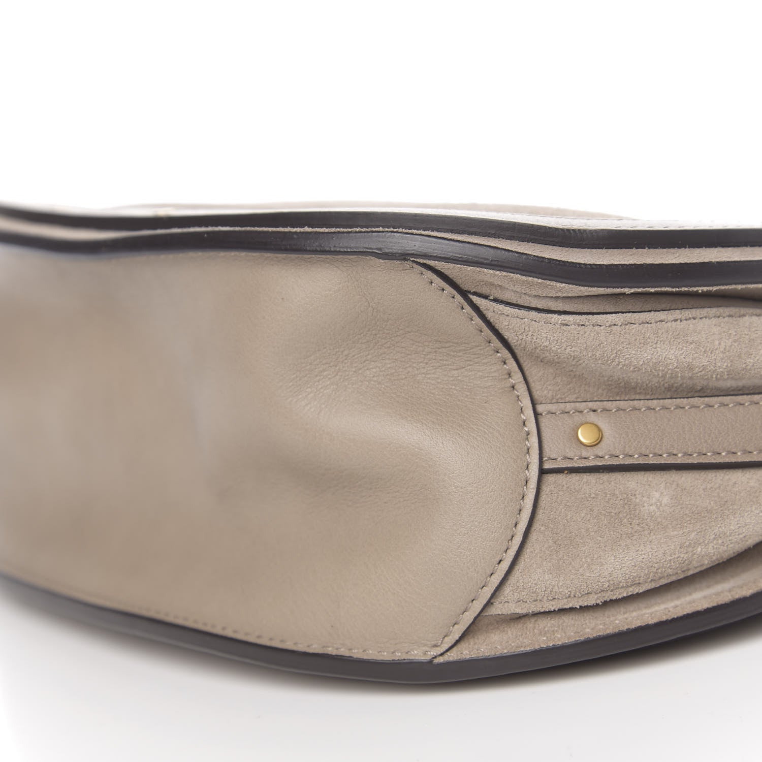 Chloe Calfskin Suede Medium Pixie Shoulder Bag Motty Grey 10 of 11