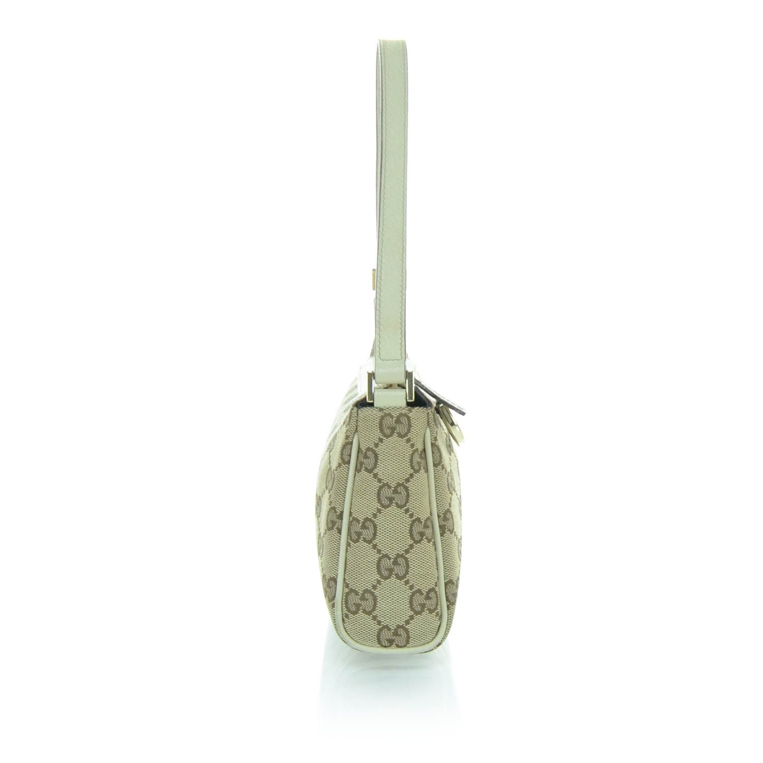 Gucci Monogram D Ring Pochette Ivory 5 of 11