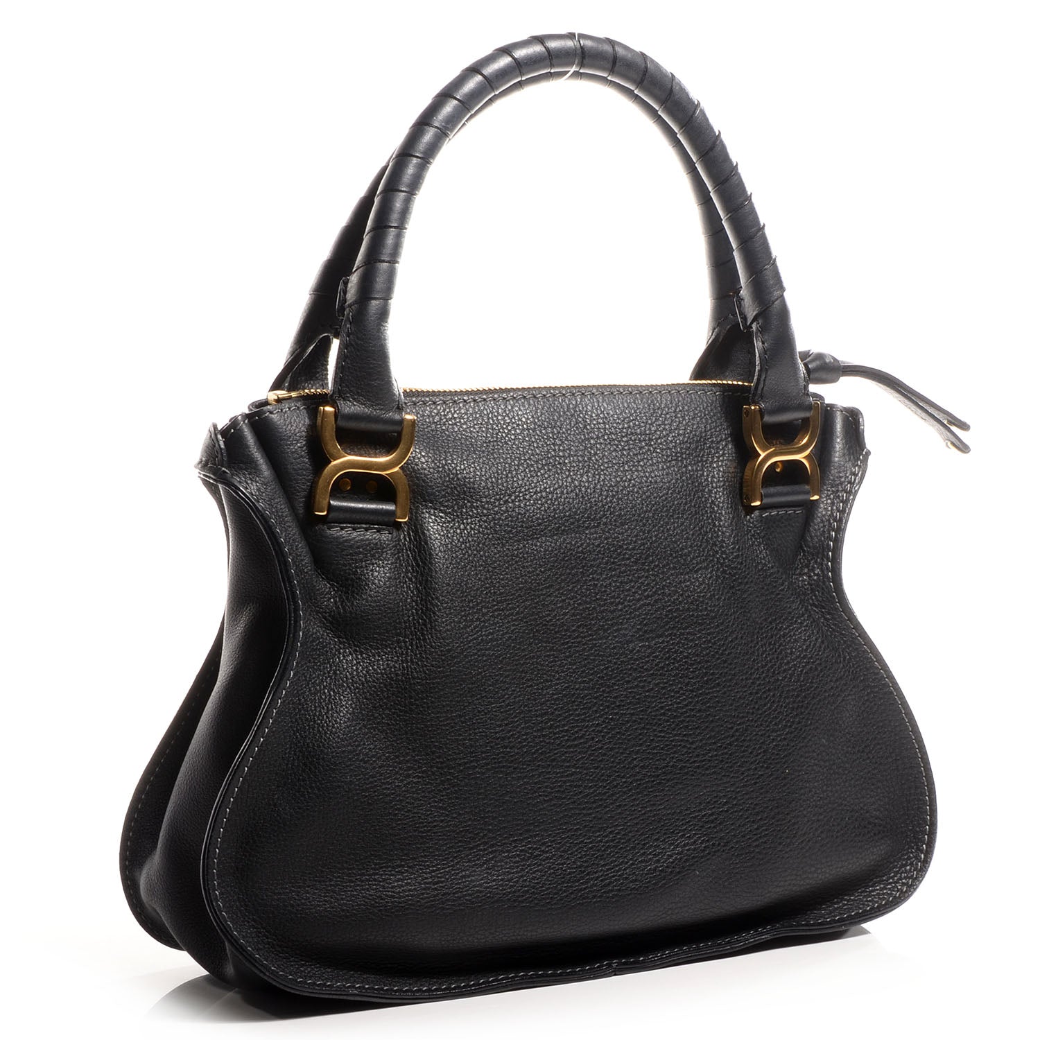 Chloe Calfskin Medium Marcie Satchel Black 3 of 8