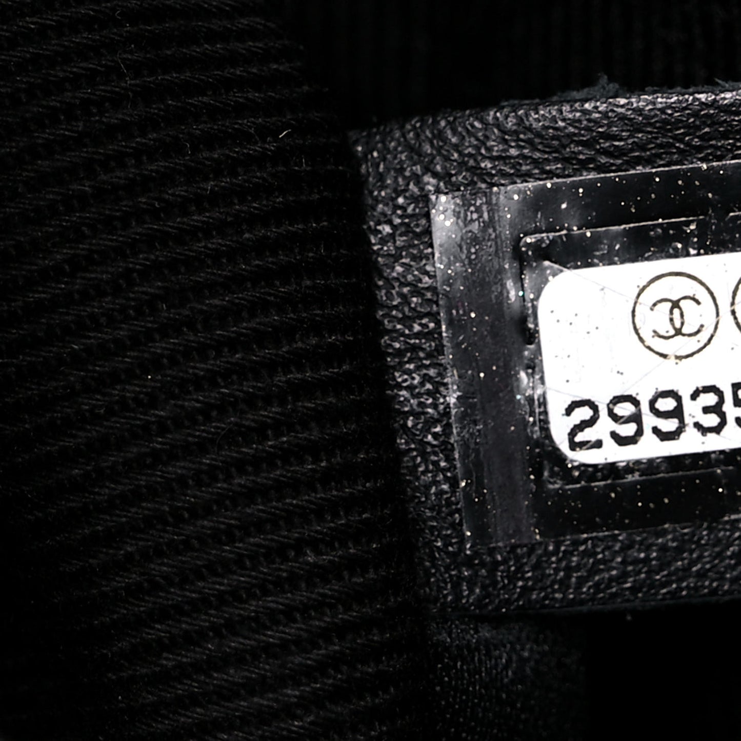 Calfskin Quilted CC Uniform Flap Belt Bag Black