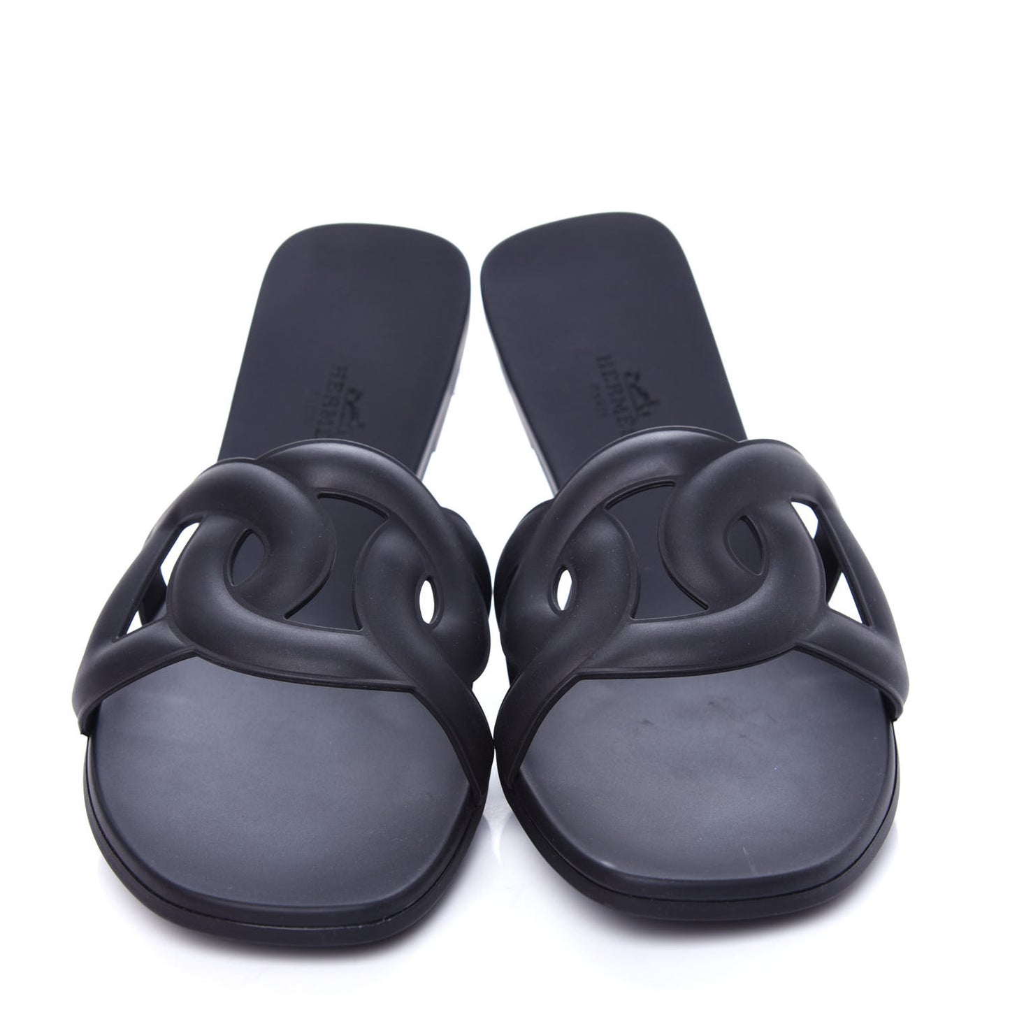 Rubber Aloha Sandals 41 Black