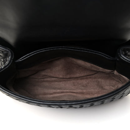 Bottega Veneta Nappa Intrecciato Baby Olimpia Shoulder Bag Black 4 of 4