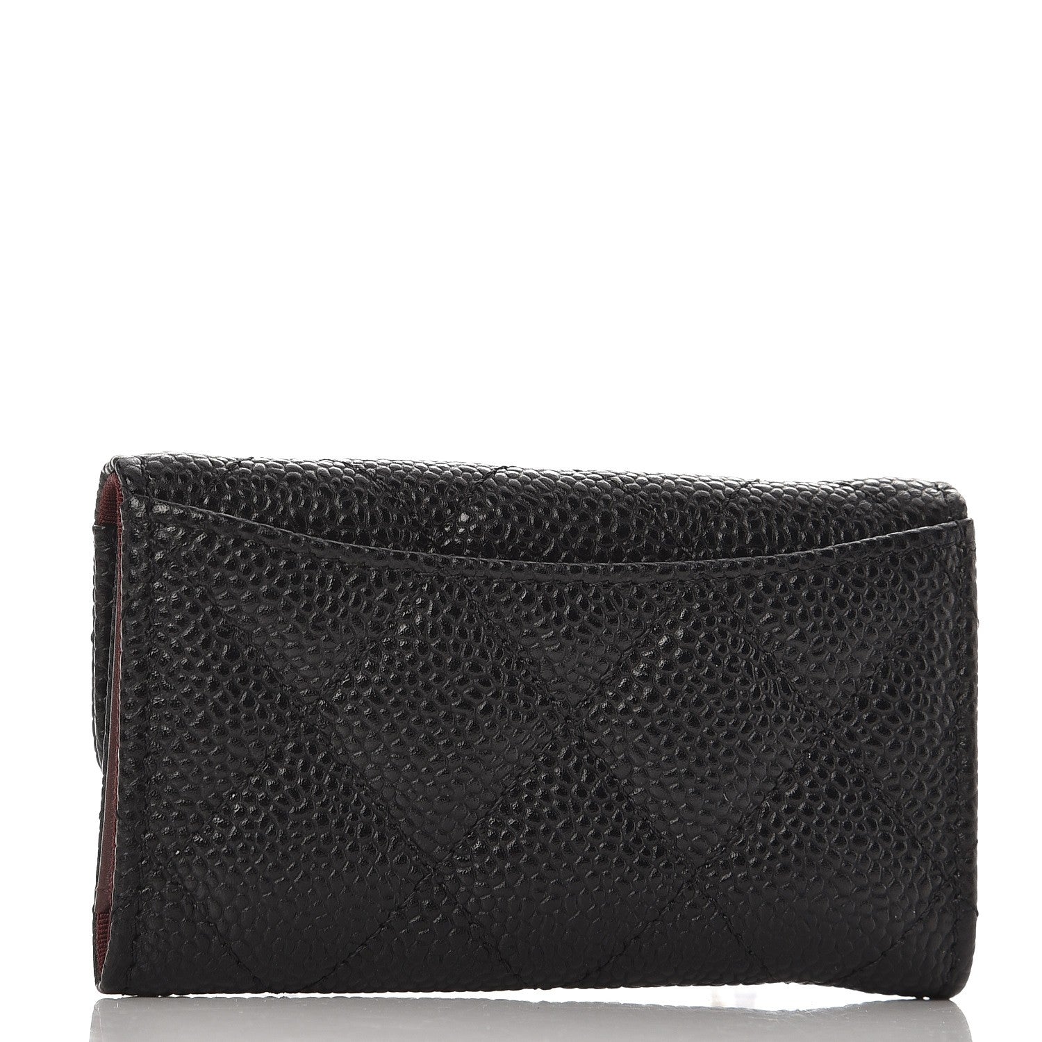Chanel Caviar Quilted 6 Key Holder Black 3 of 8