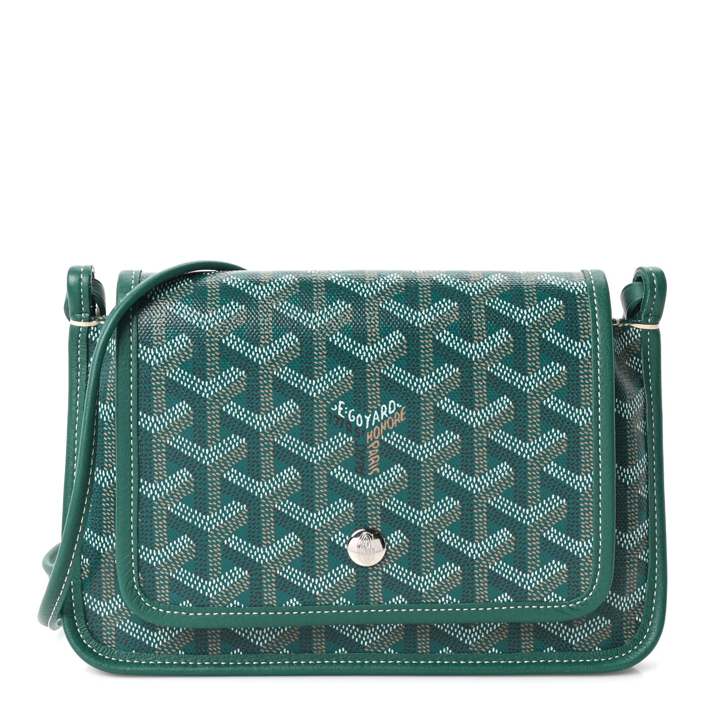 Goyardine Plumet Wallet Clutch Green