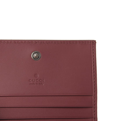 Gucci GG Supreme Monogram Blooms Card Case Beige Multicolor Dry Rose 6 of 8