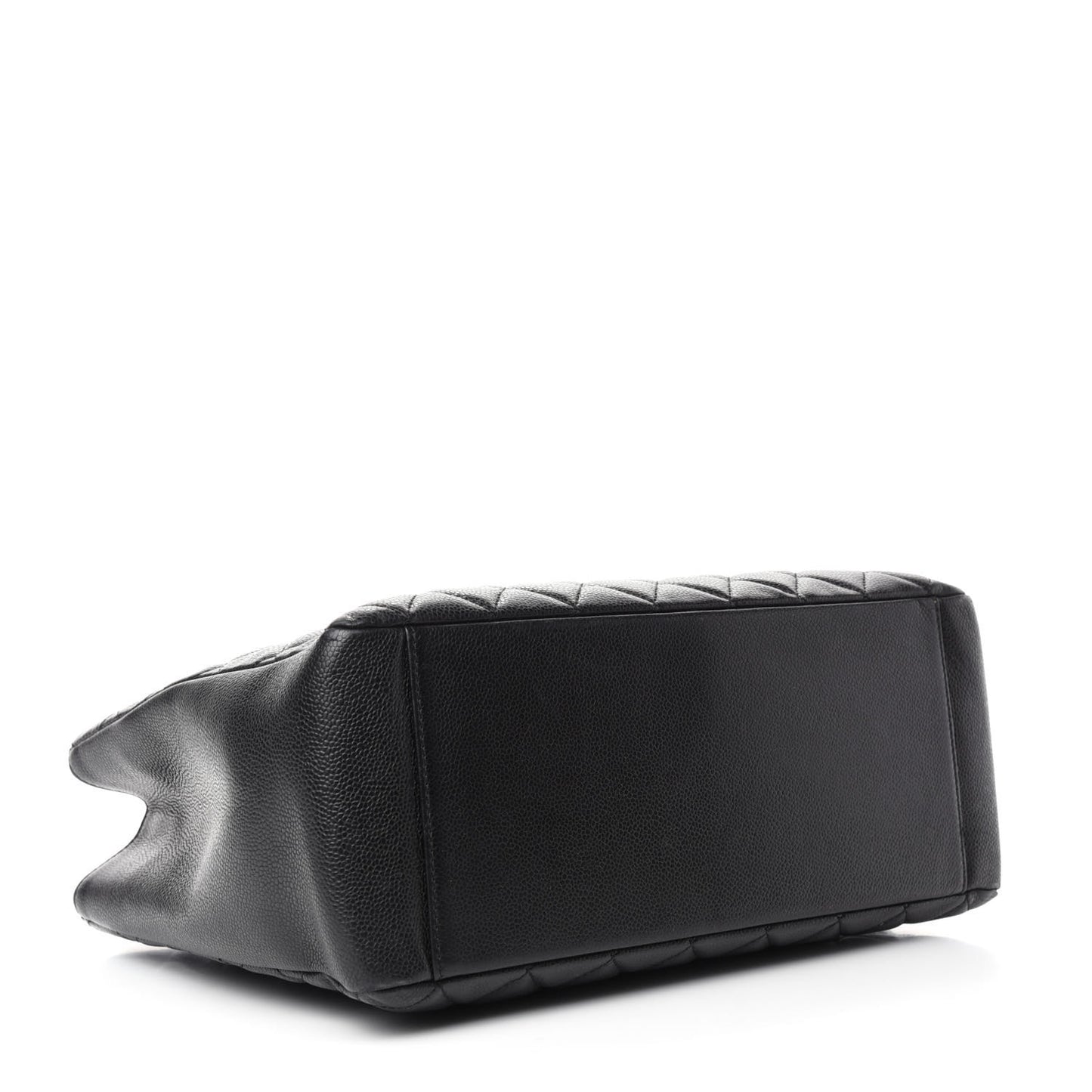 Caviar Quilted Grand Shopping Tote GST Black