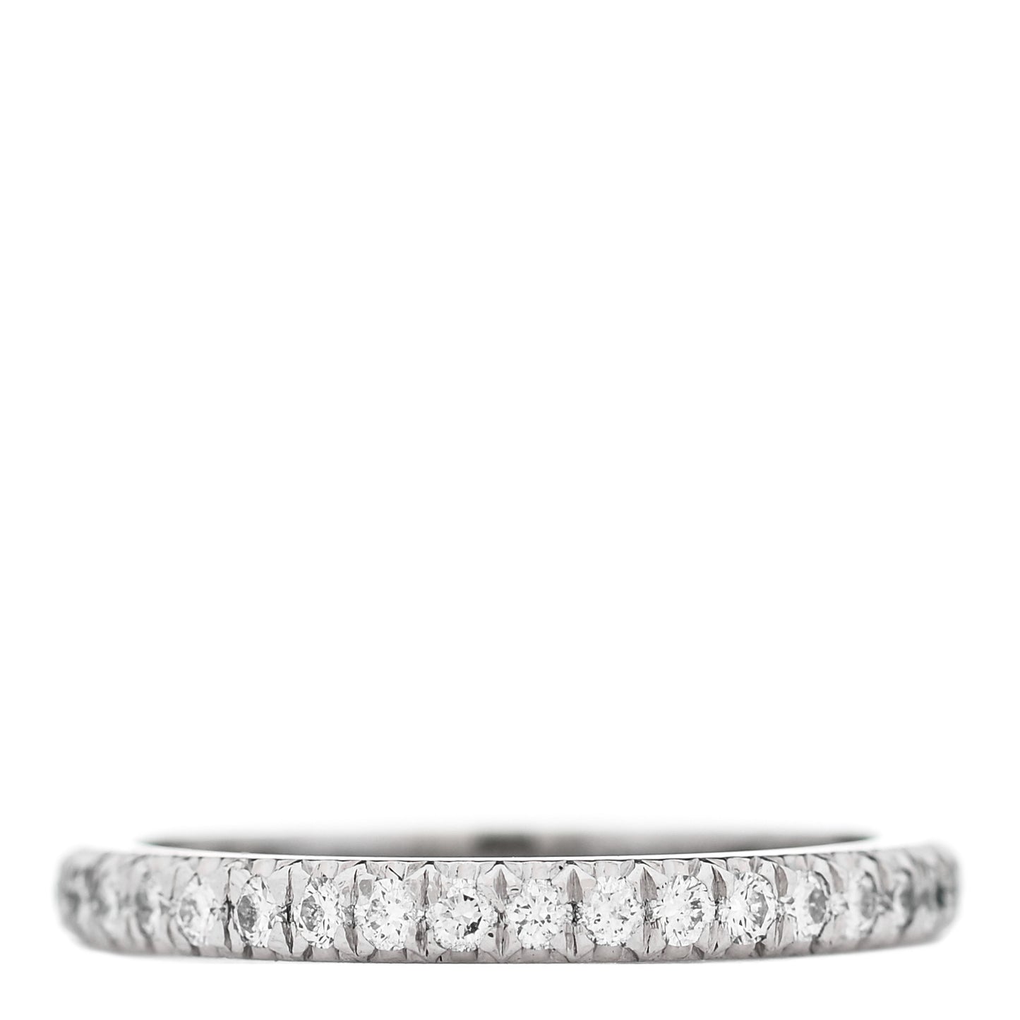 Platinum Diamond .34ctw Soleste Eternity Band Ring 47 4