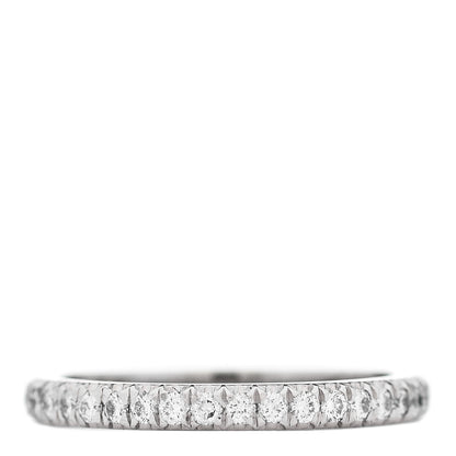 Tiffany Platinum Diamond .34ctw Soleste Eternity Band Ring 47 4 1 of 5