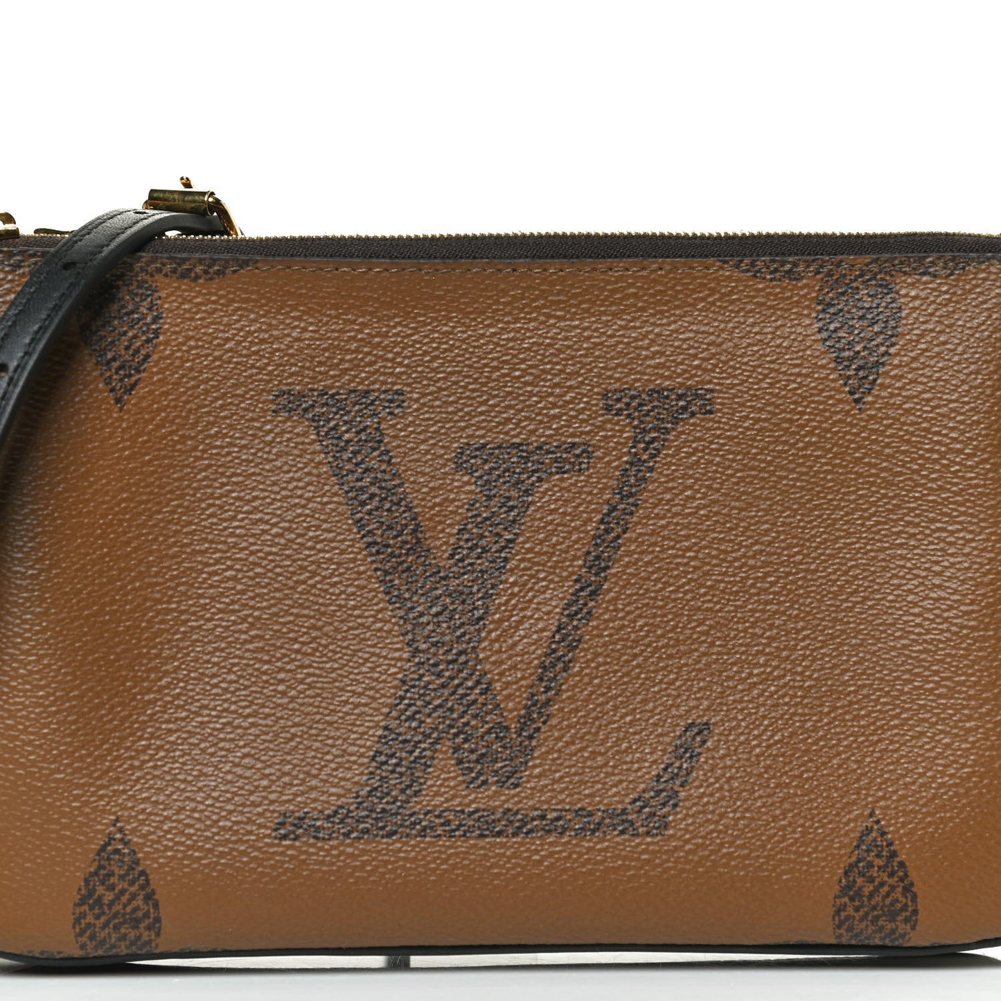 Reverse Monogram Giant Double Zip Pochette