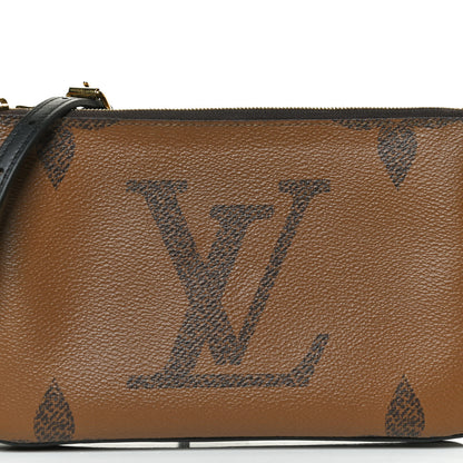 Louis Vuitton Reverse Monogram Giant Double Zip Pochette 8 of 13