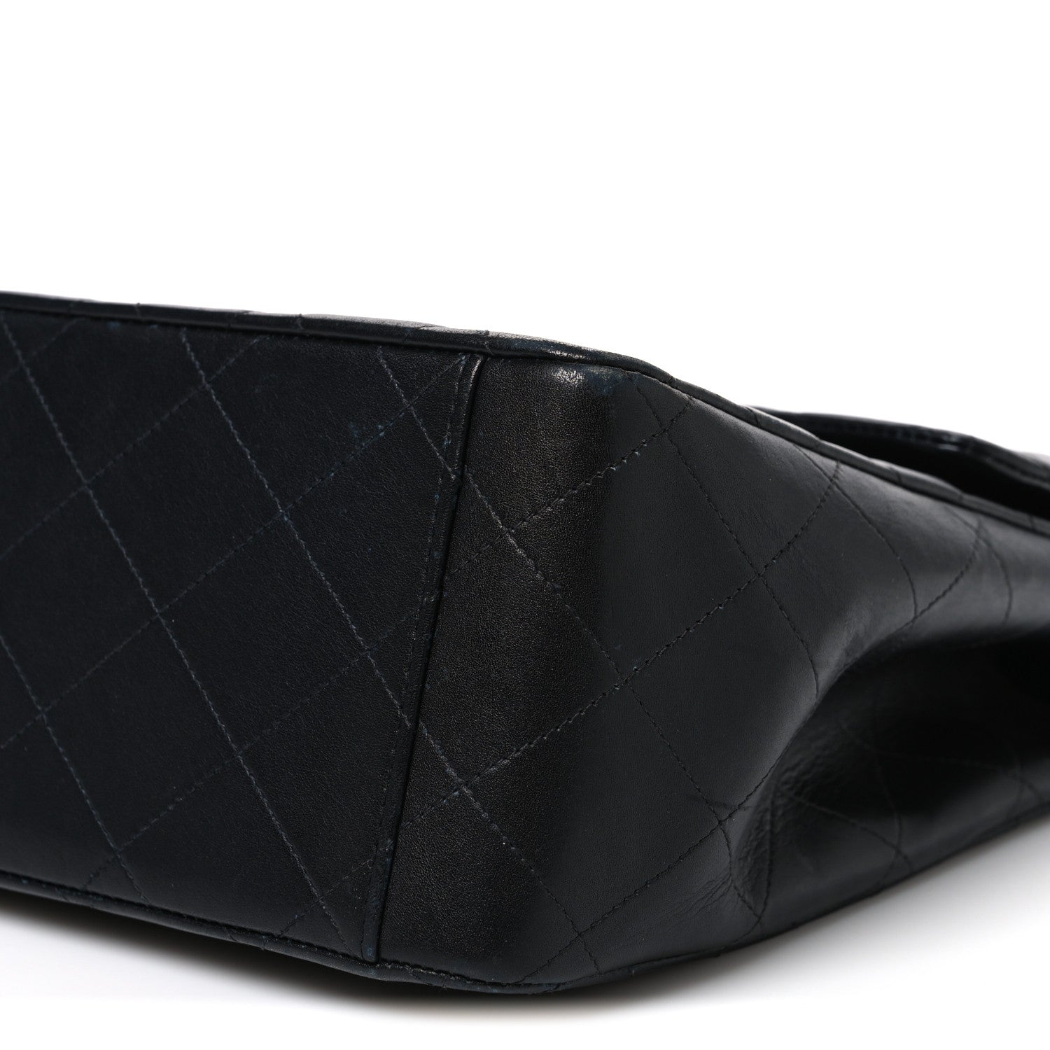 Chanel Lambskin Quilted XL Jumbo Single Flap Black 11 of 13