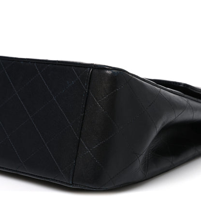 Chanel Lambskin Quilted XL Jumbo Single Flap Black 11 of 13