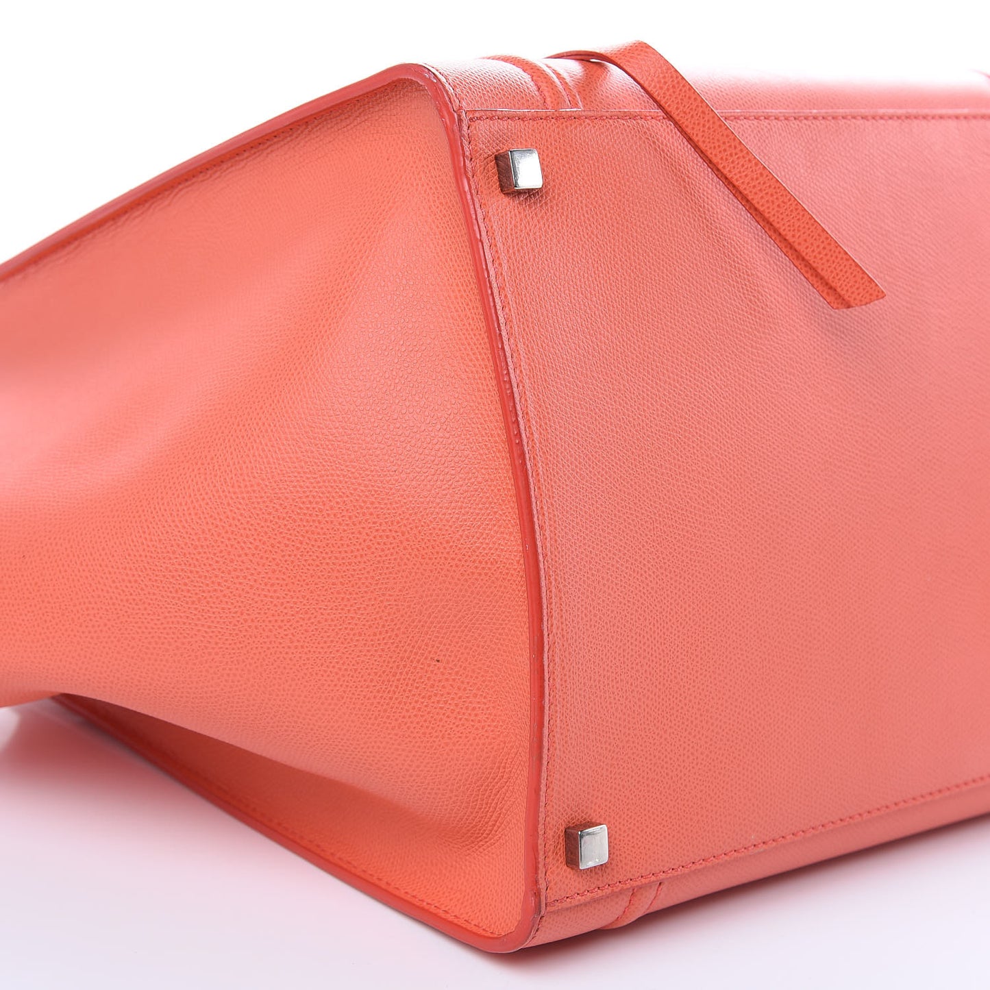 Grained Calfskin Medium Phantom Luggage Coral