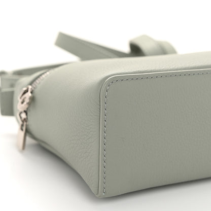 Loro Piana Grained Calfskin L19 Extra Pocket Pouch Eucalyptus 8 of 9