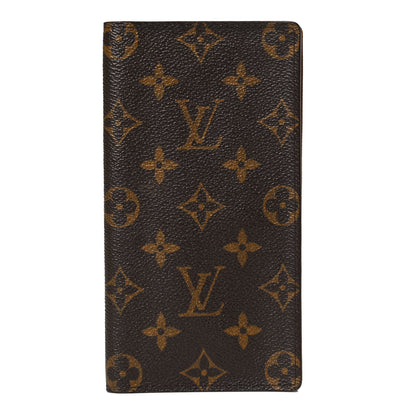Louis Vuitton Monogram Porte Valeurs Checkbook Wallet 1 of 12