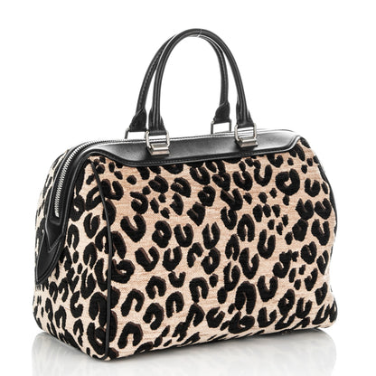 Louis Vuitton Jacquard Velvet Leopard Print Stephen Sprouse Speedy 3 of 7