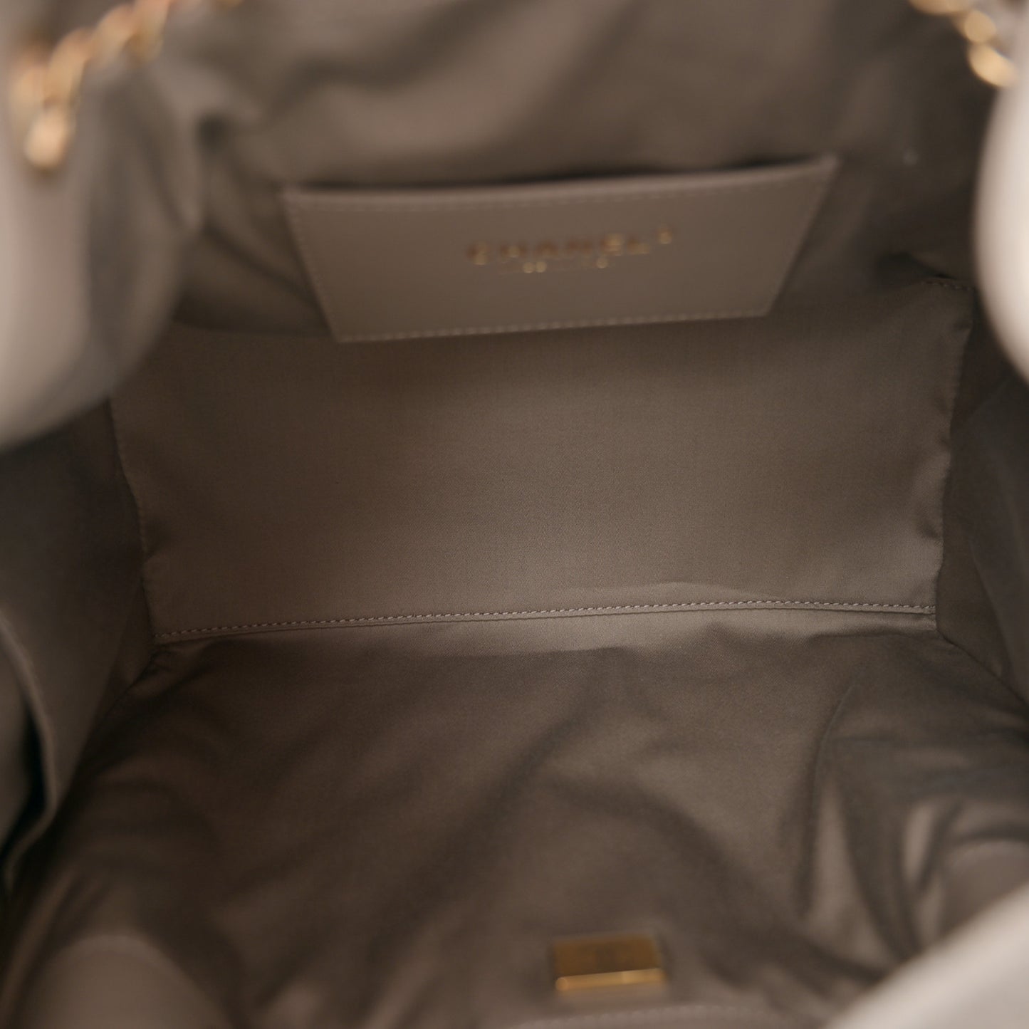 Suede Quilted Small Chanel 25 Handbag Dark Grey