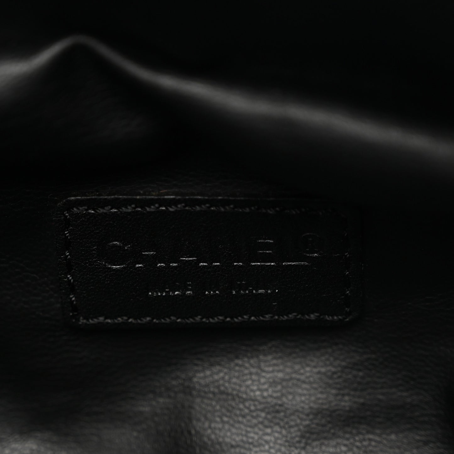 Canvas Nylon Sport Logo Cosmetic Bag Black