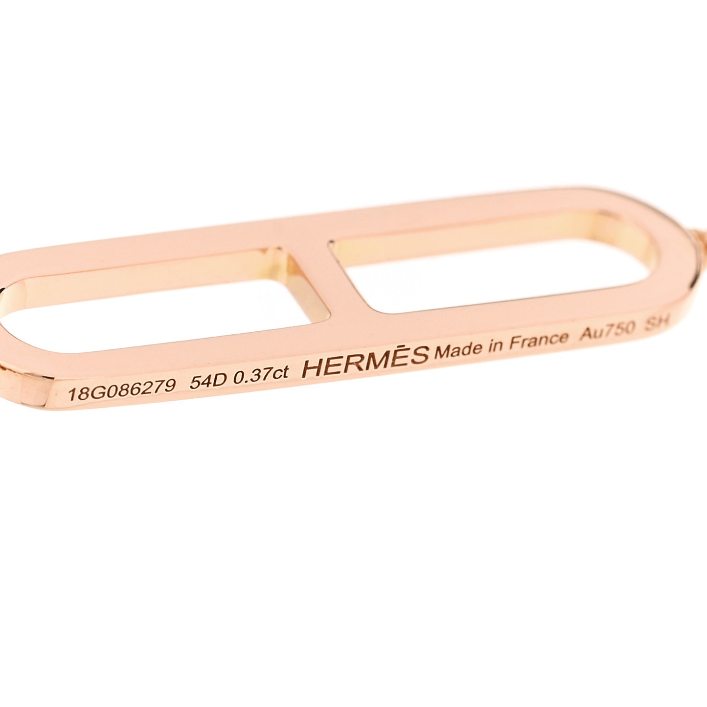 18K Rose Gold Diamond PM Ever Chaine D'Ancre Bracelet SH