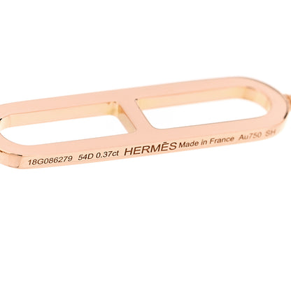 Hermes 18K Rose Gold Diamond PM Ever Chaine D'Ancre Bracelet SH 4 of 6