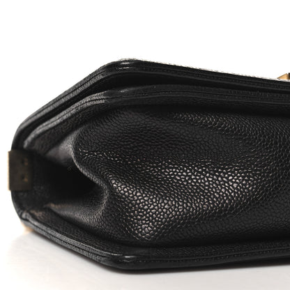 Chanel Caviar Quilted Medium Boy Flap Black 9 of 13