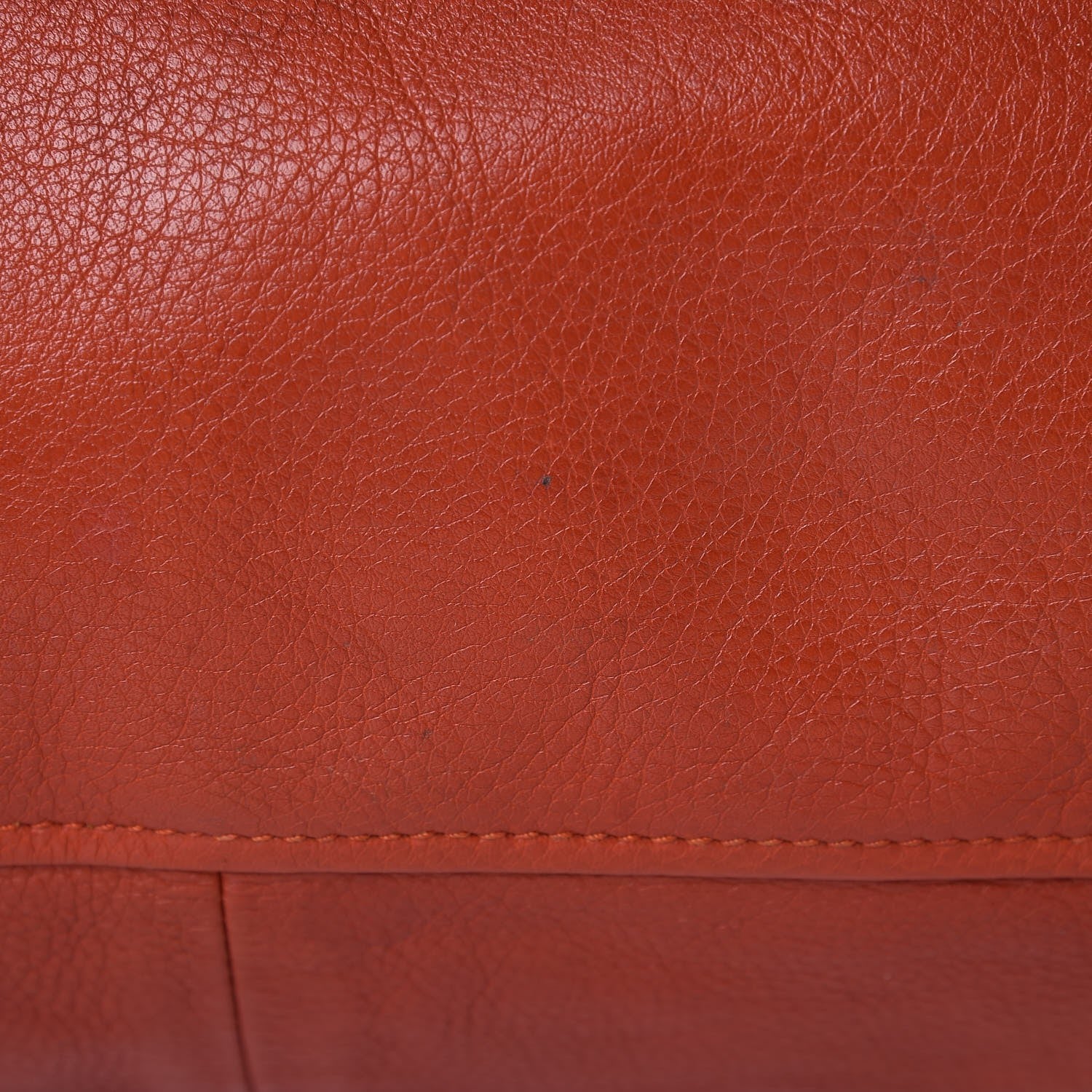 Prada Vitello Daino Shoulder Bag Arancio 13 of 17