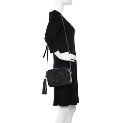 Gucci Pebbled Calfskin Small Soho Disco Bag Black 2 of 12