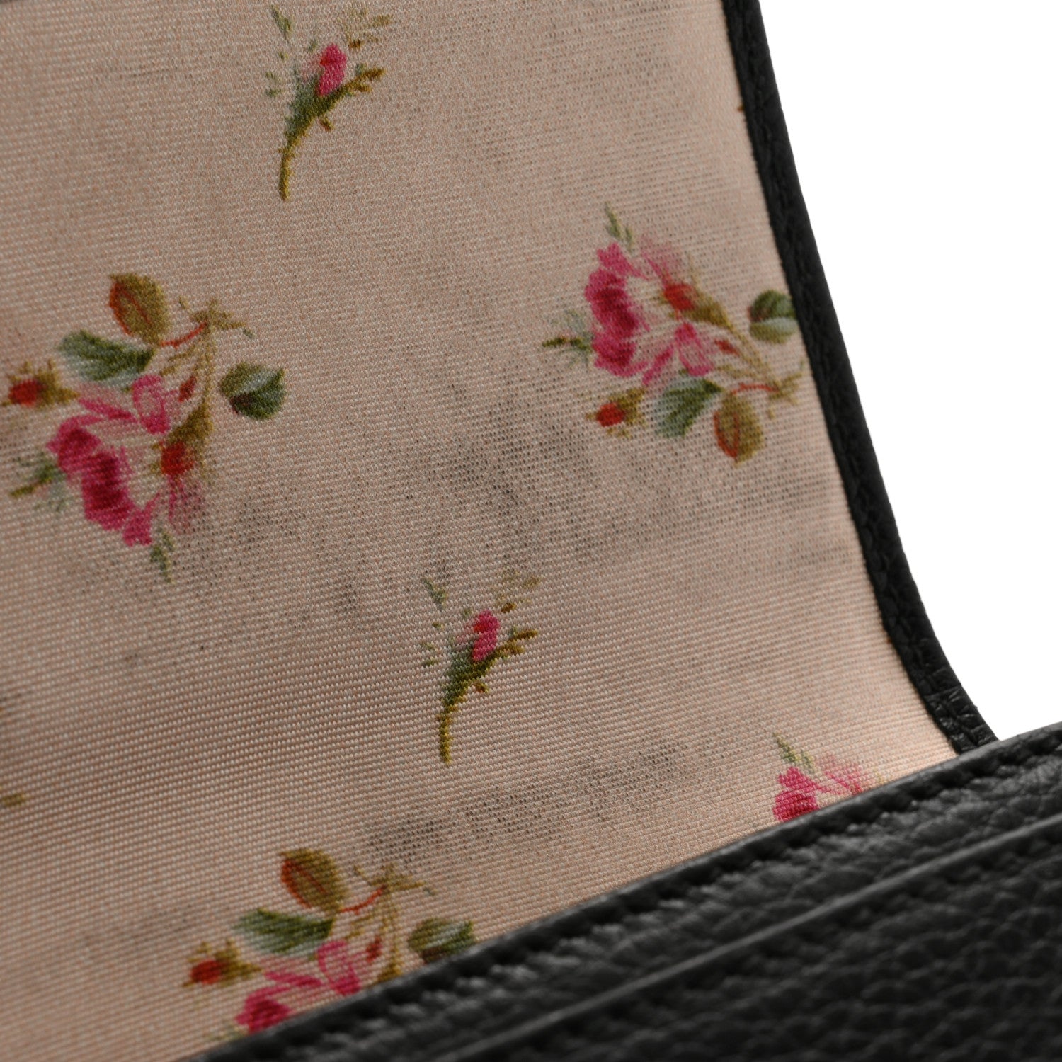 Gucci Calfskin Garden Continental Wallet Black 10 of 10