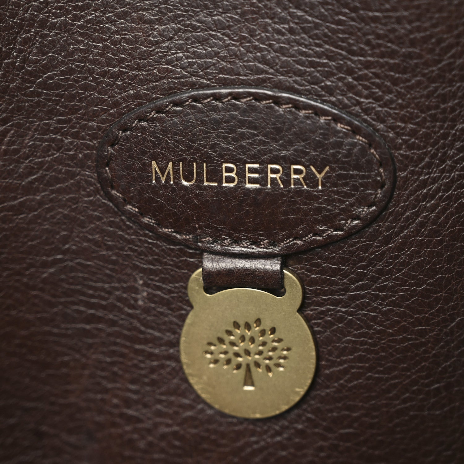 Mulberry Natural Vegetable Tanned Bayswater Chocolate 5 of 8
