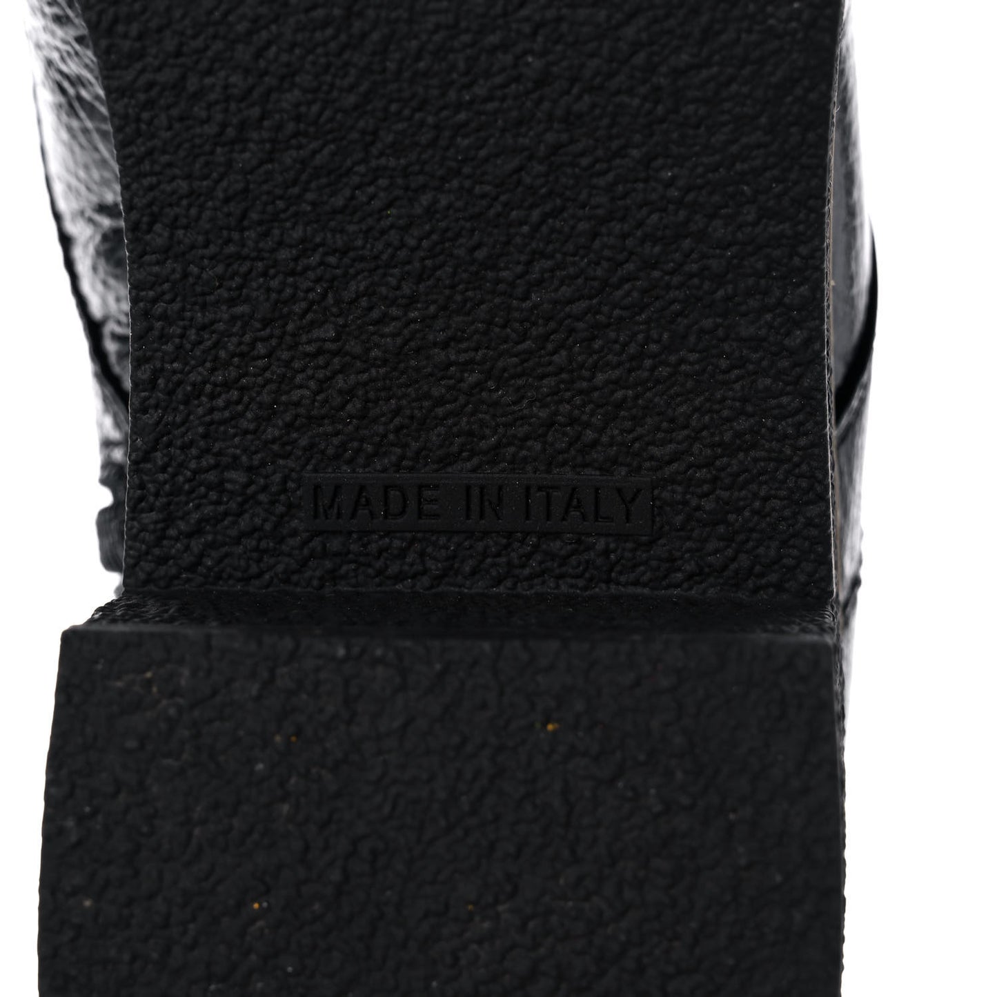 Shiny Crumpled Lambskin Lace Up Combat Boots 38 Black