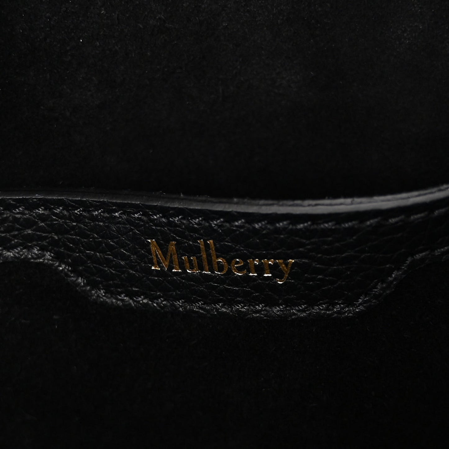 Small Classic Grain Small Zipped Bayswater Black