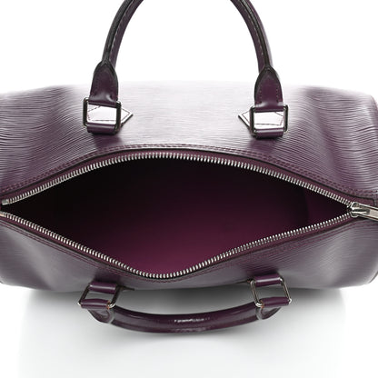 Louis Vuitton Epi Speedy 30 Cassis 4 of 5