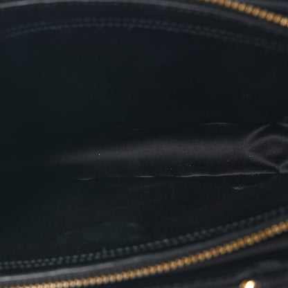 Salvatore Ferragamo Printed Calfskin Tracy Vara Tote Black 5 of 10