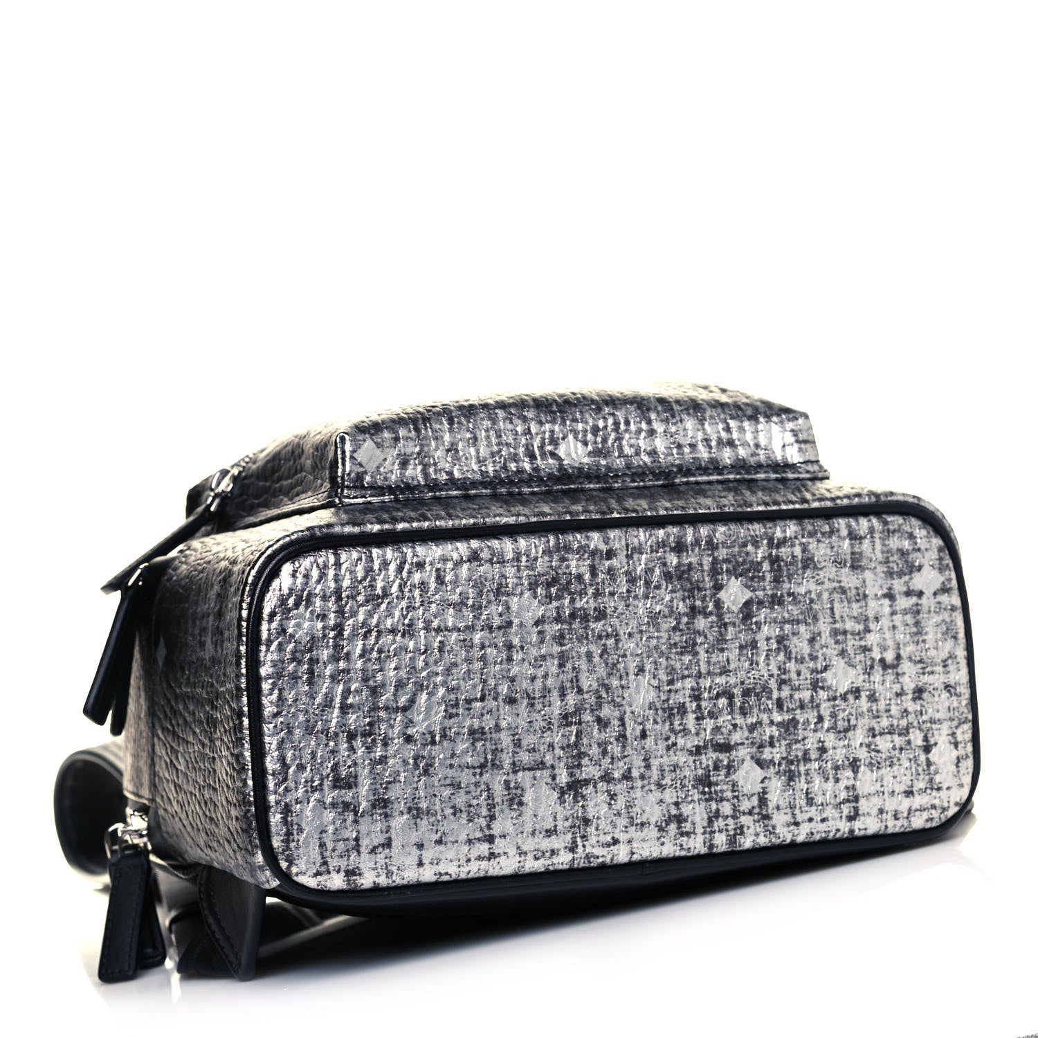 MCM Gradation Visetos Small Stark Backpack Silver 3 of 8