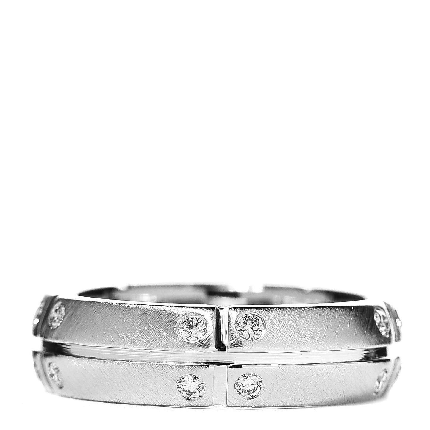 18K White Gold Diamond Streamerica Ring 47 4