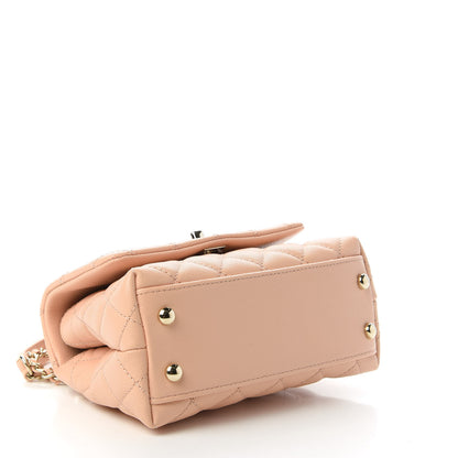Chanel Caviar Quilted Extra Mini Coco Handle Flap Light Pink 4 of 11