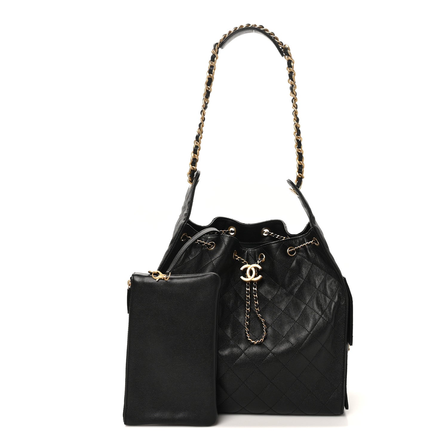 Chanel Caviar Quilted Medium Chanel 25 Handbag Black 3 of 11