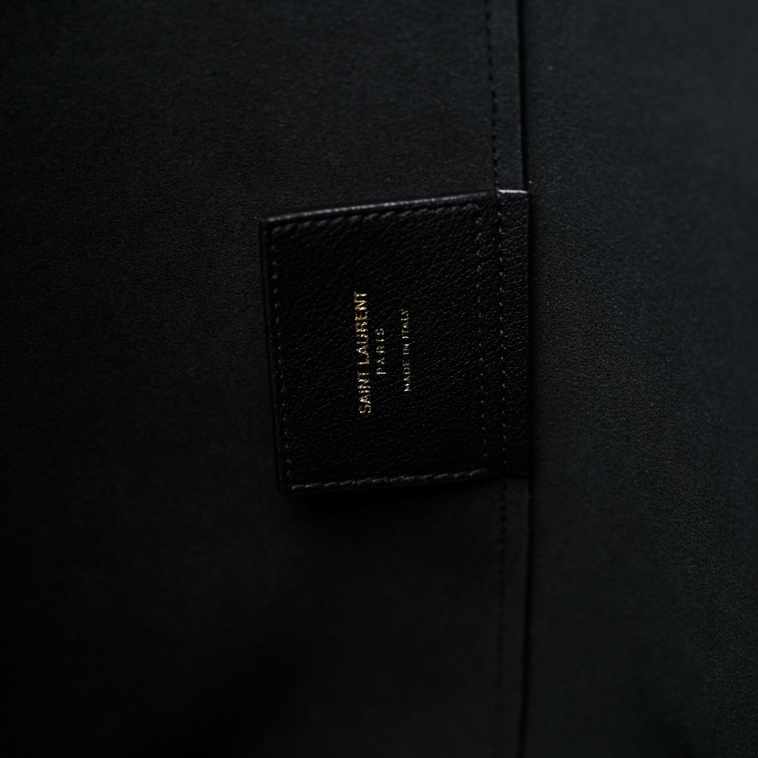 Saint Laurent Calfskin Large Shopping Tote Black 7 of 11