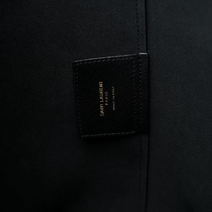 Saint Laurent Calfskin Large Shopping Tote Black 7 of 11