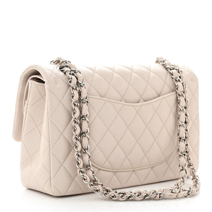 Chanel Caviar Quilted Medium Double Flap Ivory 3 of 11