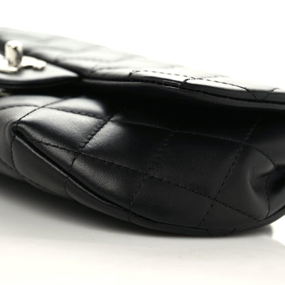 Chanel Calfskin Quilted CC Uniform Flap Belt Bag Black 6 of 9