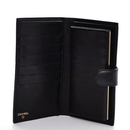 Chanel Caviar Timeless CC French Wallet Black 5 of 9