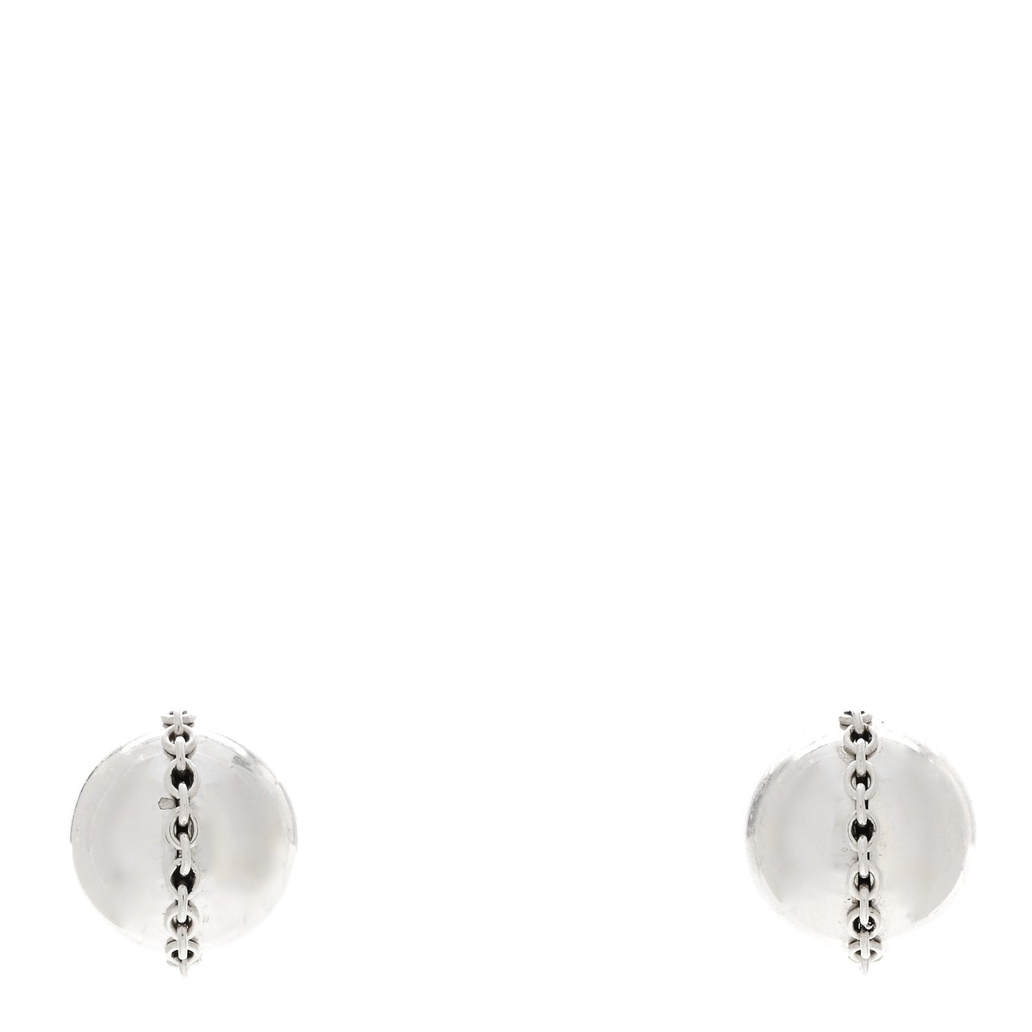 Sterling Silver HardWear Bolt Ball Earrings