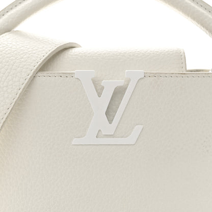 Louis Vuitton Taurillon Mini Capucines Monochrome White 7 of 12