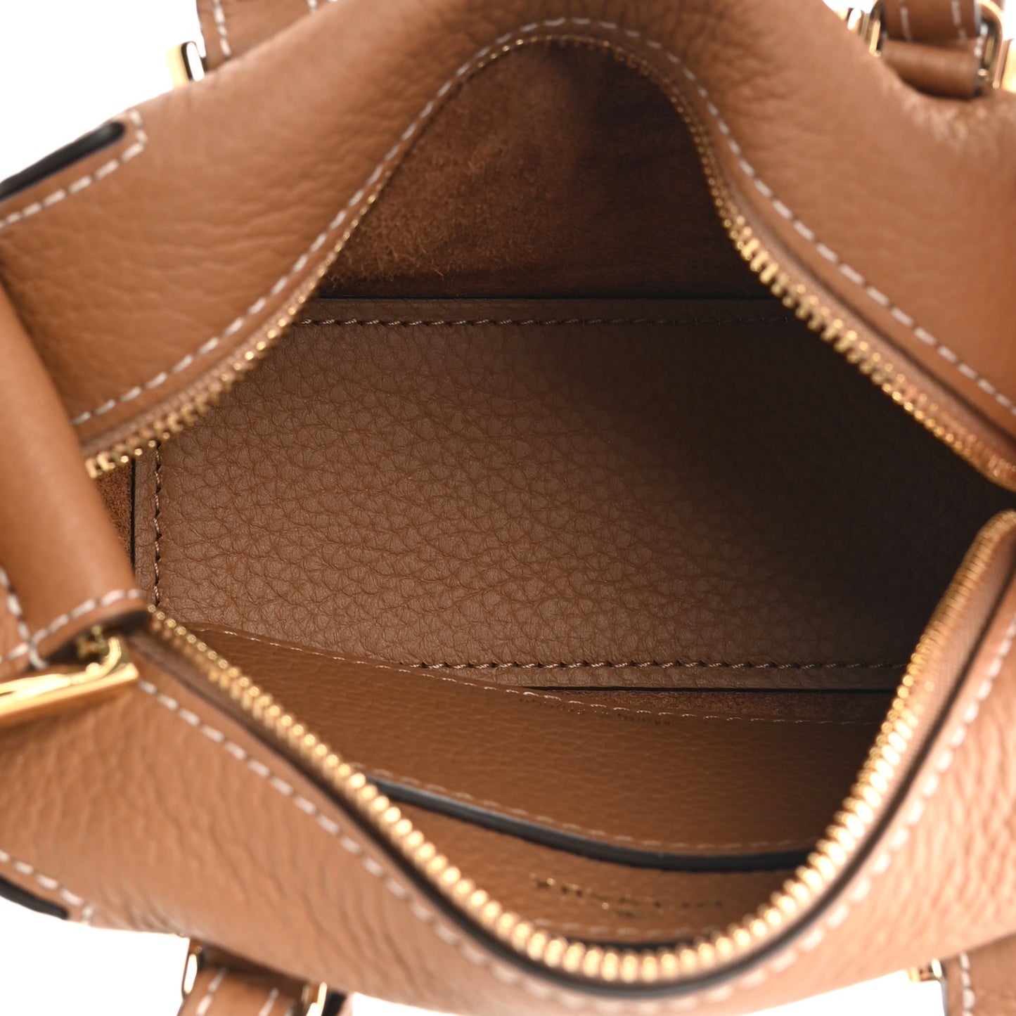 Taurillon Soft Nano Cool Box Satchel Vegetal Ivory